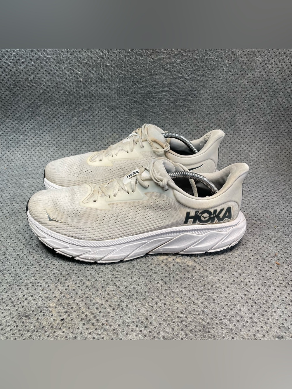 Hoka One One Arahi 7 White Running Shoes Size 10.5 Men’s